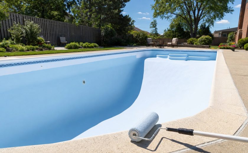 Swimming pool painting